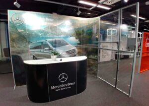 mercedes expo stand