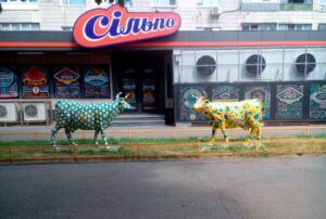 Dreidimensionale Figuren für Werbekampagnen