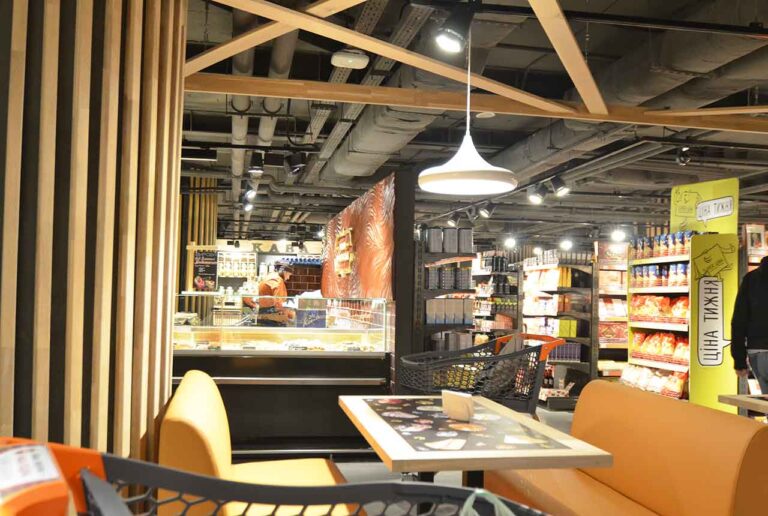 Decor for food stores