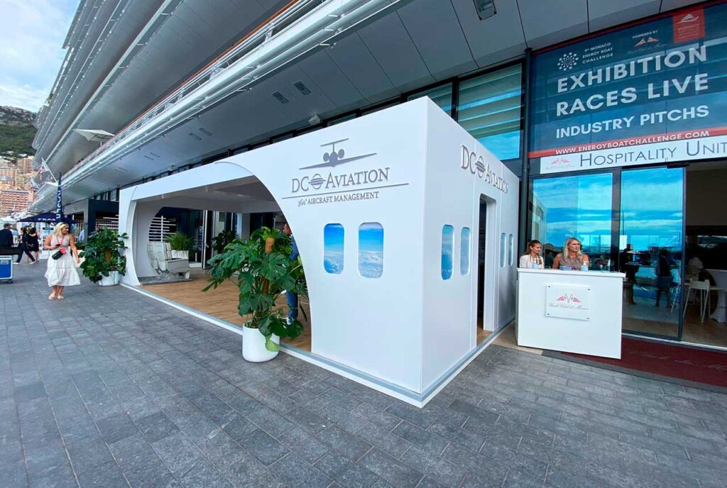 construction of structures for boat shows