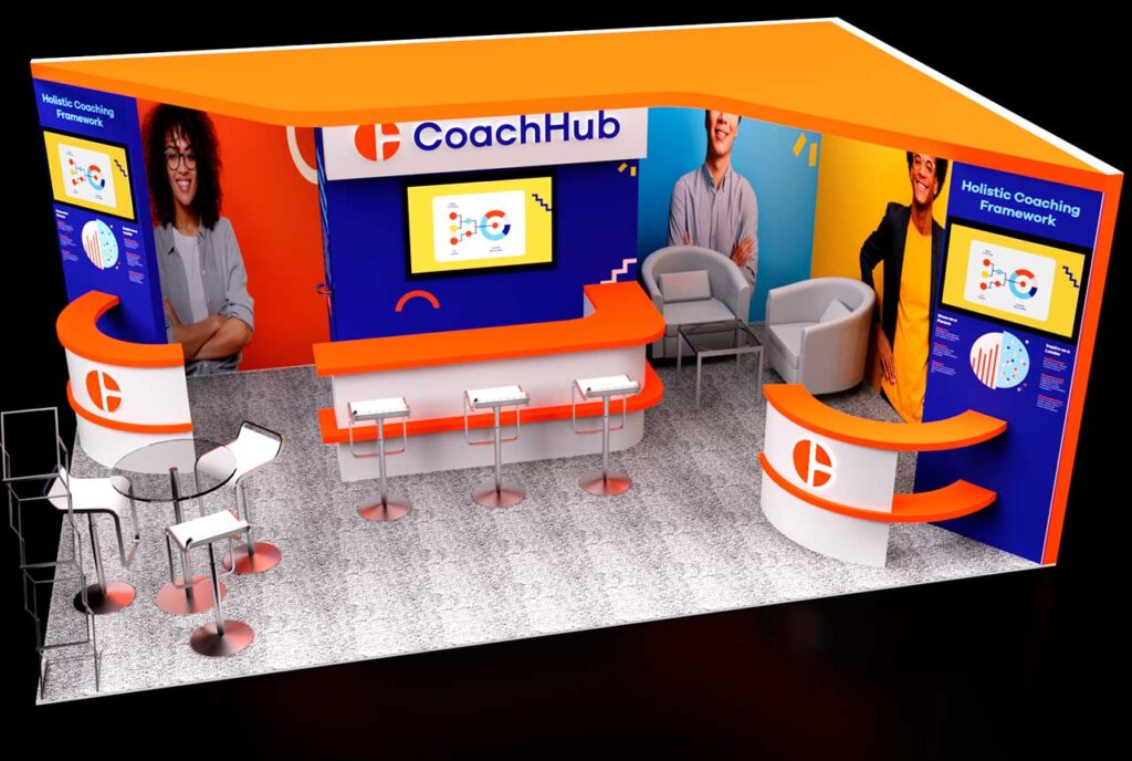 una exposición para una empresa de formación