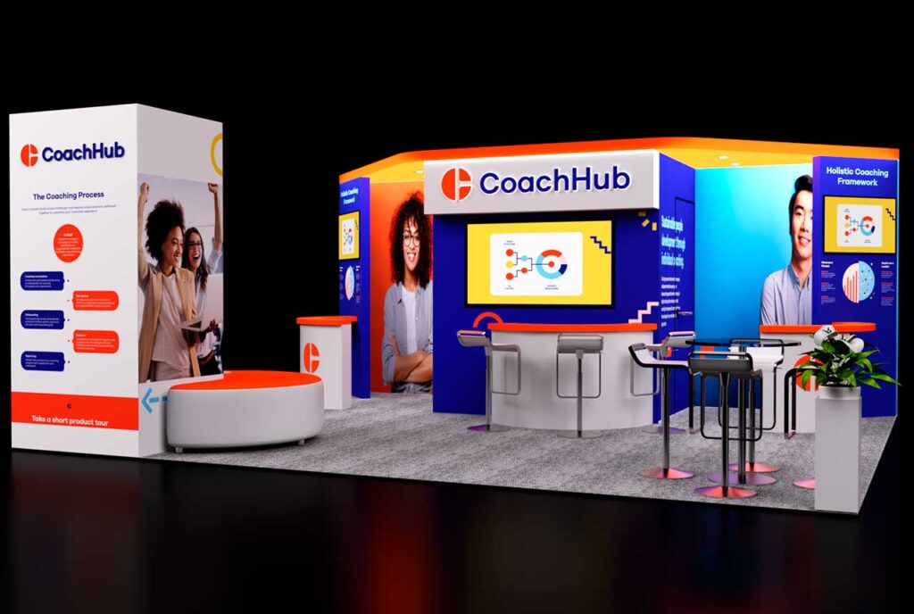 stand de exposición del fabricante