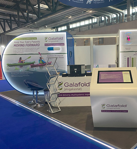 medical trade show and conference stand builder