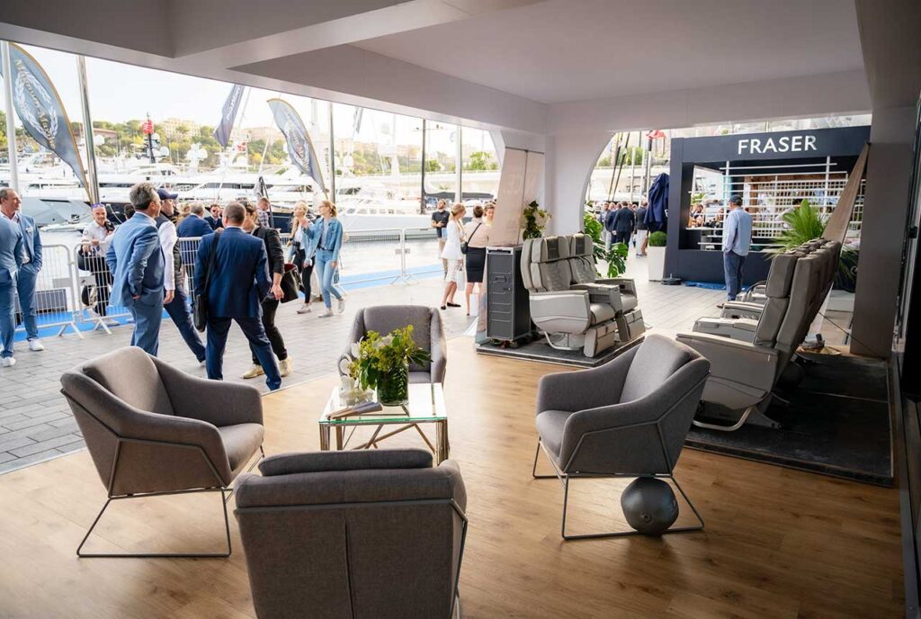 Monaco Yacht Show booth construction