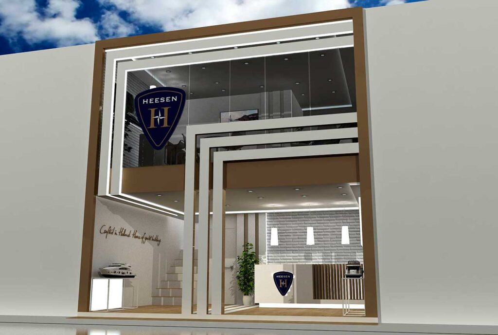 organización de una exposición para empresas de construcción naval