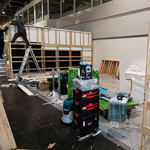 booth installation