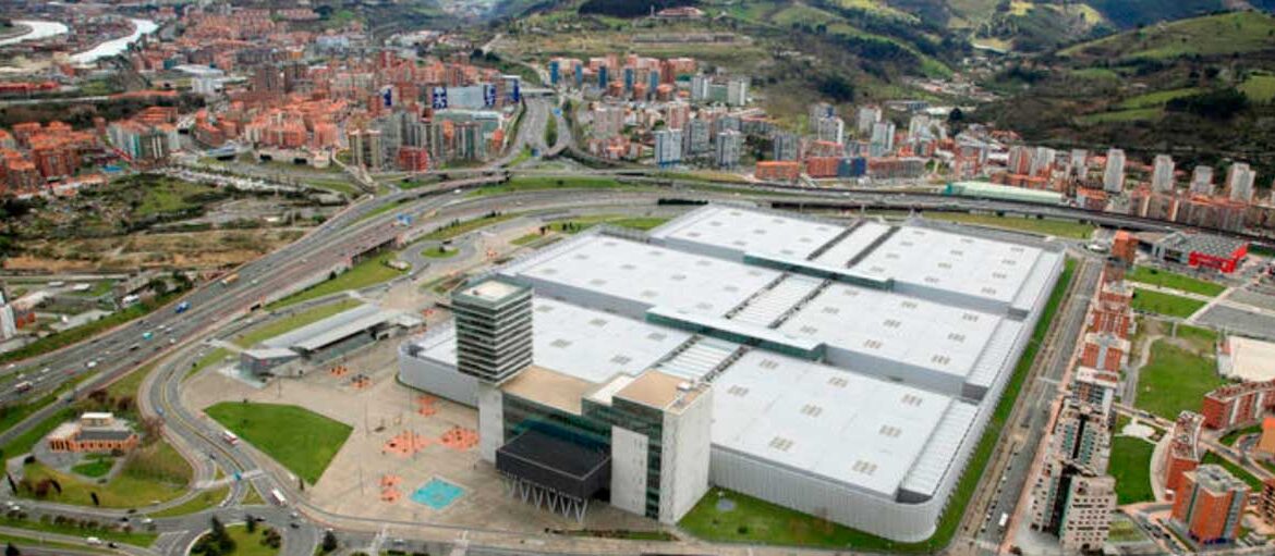 Bilbao exhibition center top view