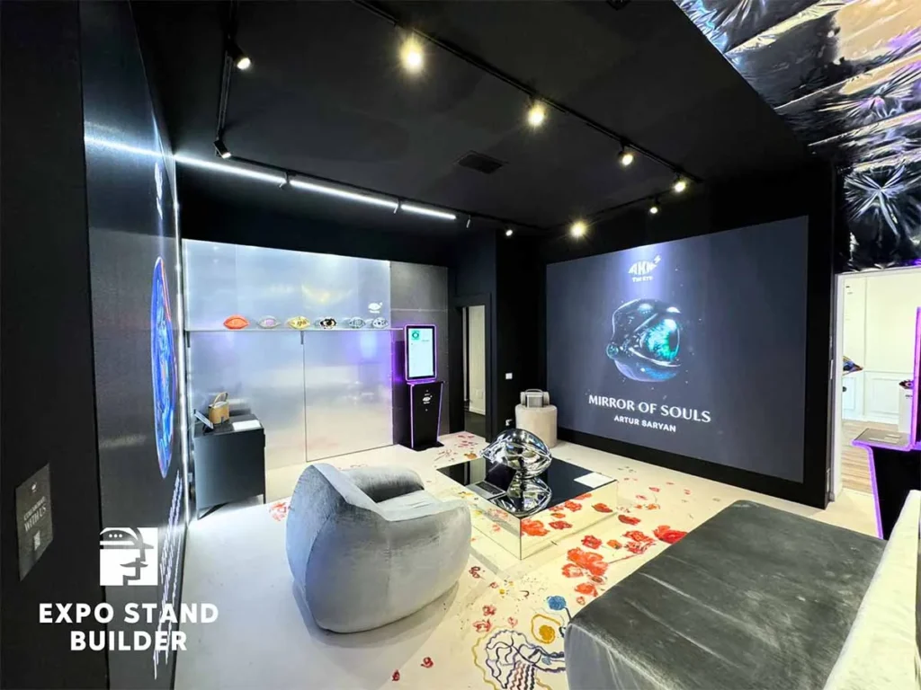 Struktur des Messestandes in Venedig 2