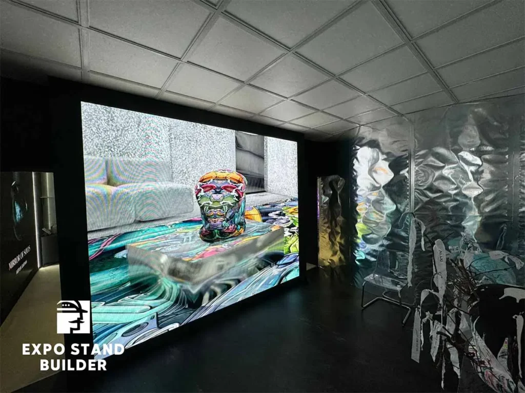 Struktur des Messestandes in Venedig 4