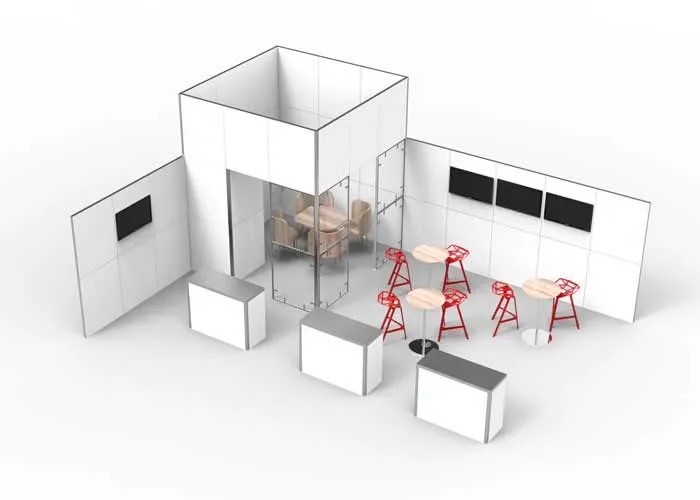 modular booth rental