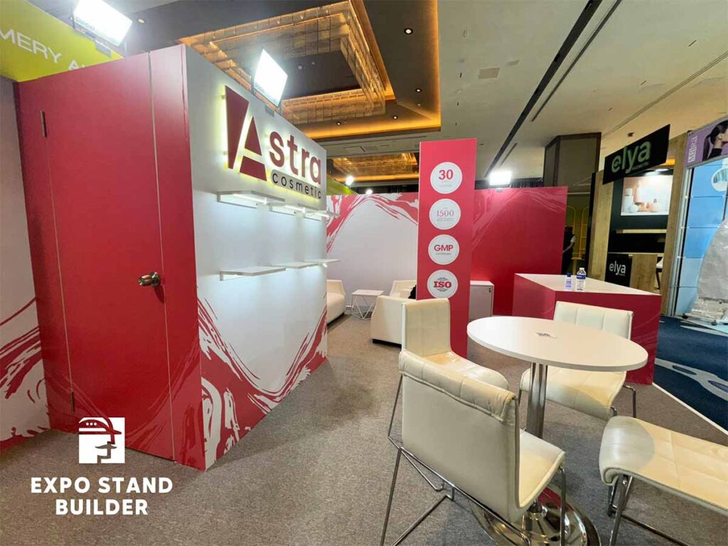exhibition booth for ASTRA 1