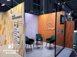 construcción del stand SIAL 2