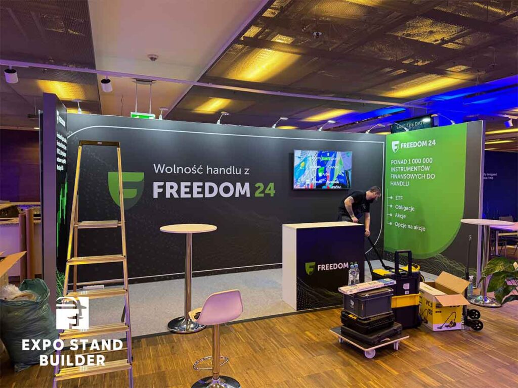 Modular booth build-up in Warsaw 6