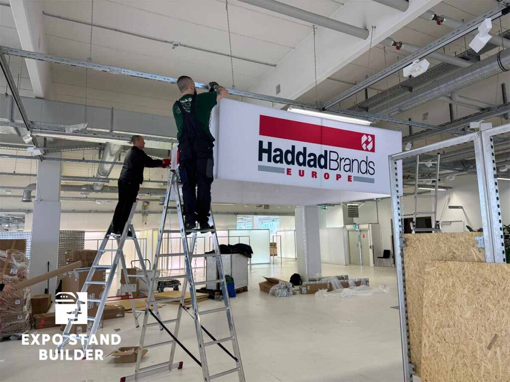 Modular booth build-up in Munich 3