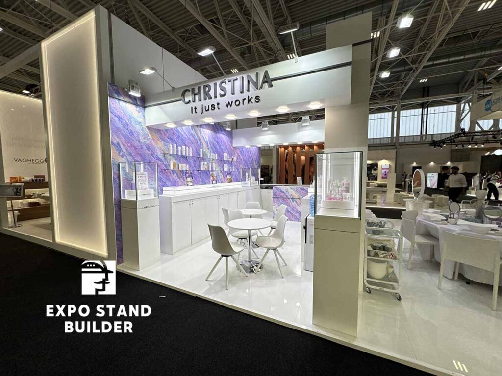 exhibition booth build in Bologna 1