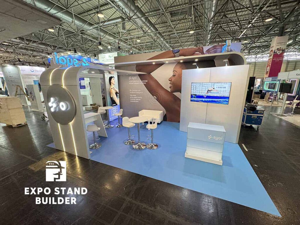 custom-built exhibition stands in Vienna 1