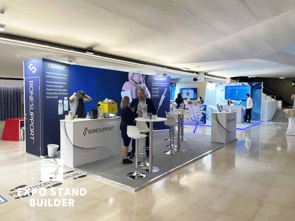 custom exhibition stand in Bologna 1