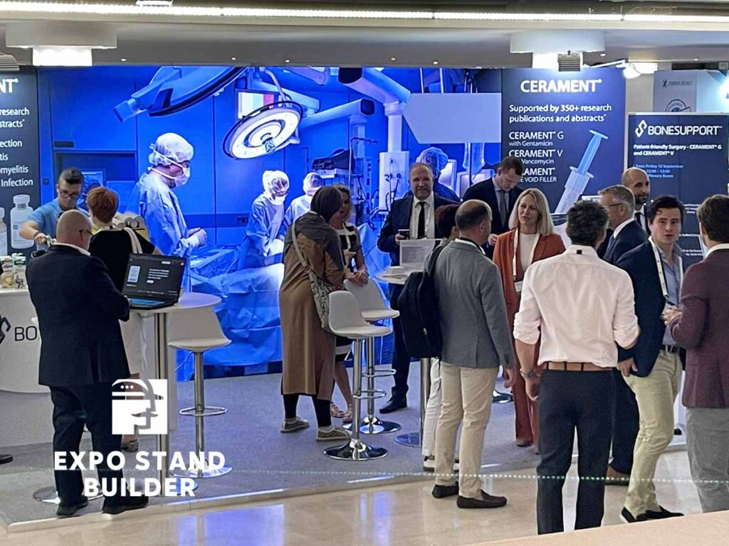 custom exhibition stand in Bologna 4