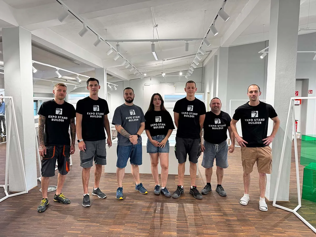 ESBAU exhibition stand builder project team