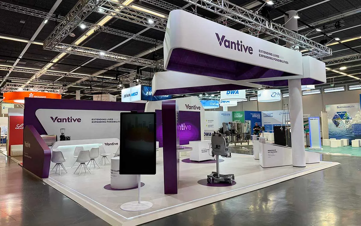 Vantive bespoke exhibition stand at ERA Vienna